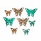 Prima Marketing Inc Finnabair Mechanicals Set Scrapyard Butterflies - 8 Pcs 655350967147